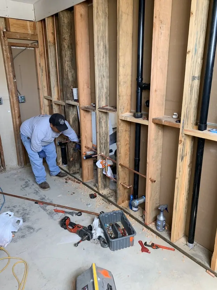 Commercial rough-in plumbing for Gas Line Repair in Franklin Springs